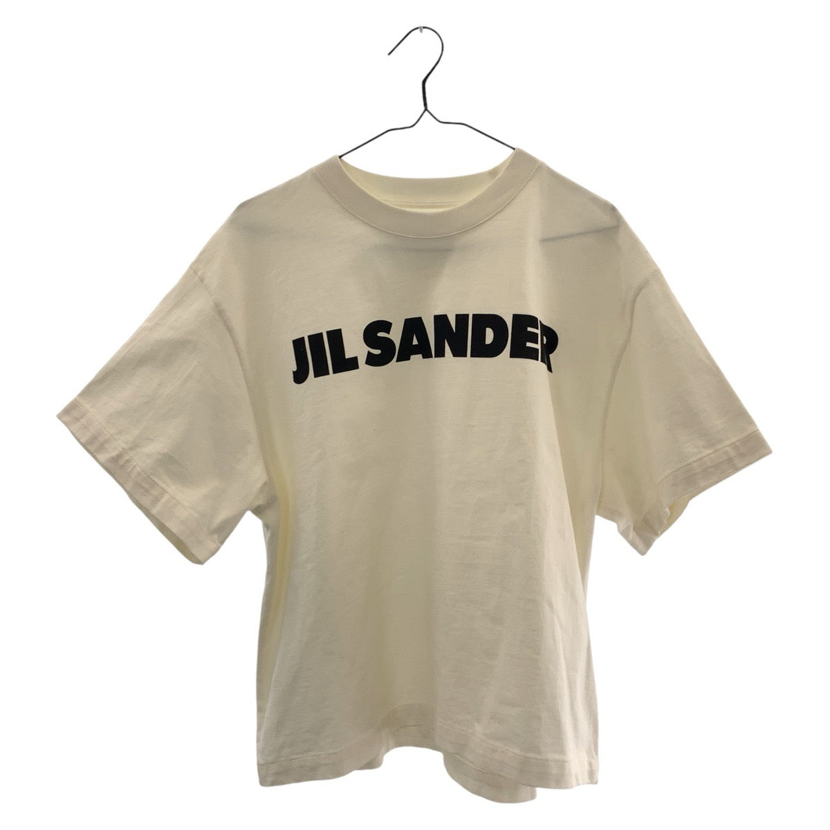 14859
JIL SANDER ジルサンダー サイズS ホワイト コットン 半袖Ｔシャツ クルーネック  レディース
