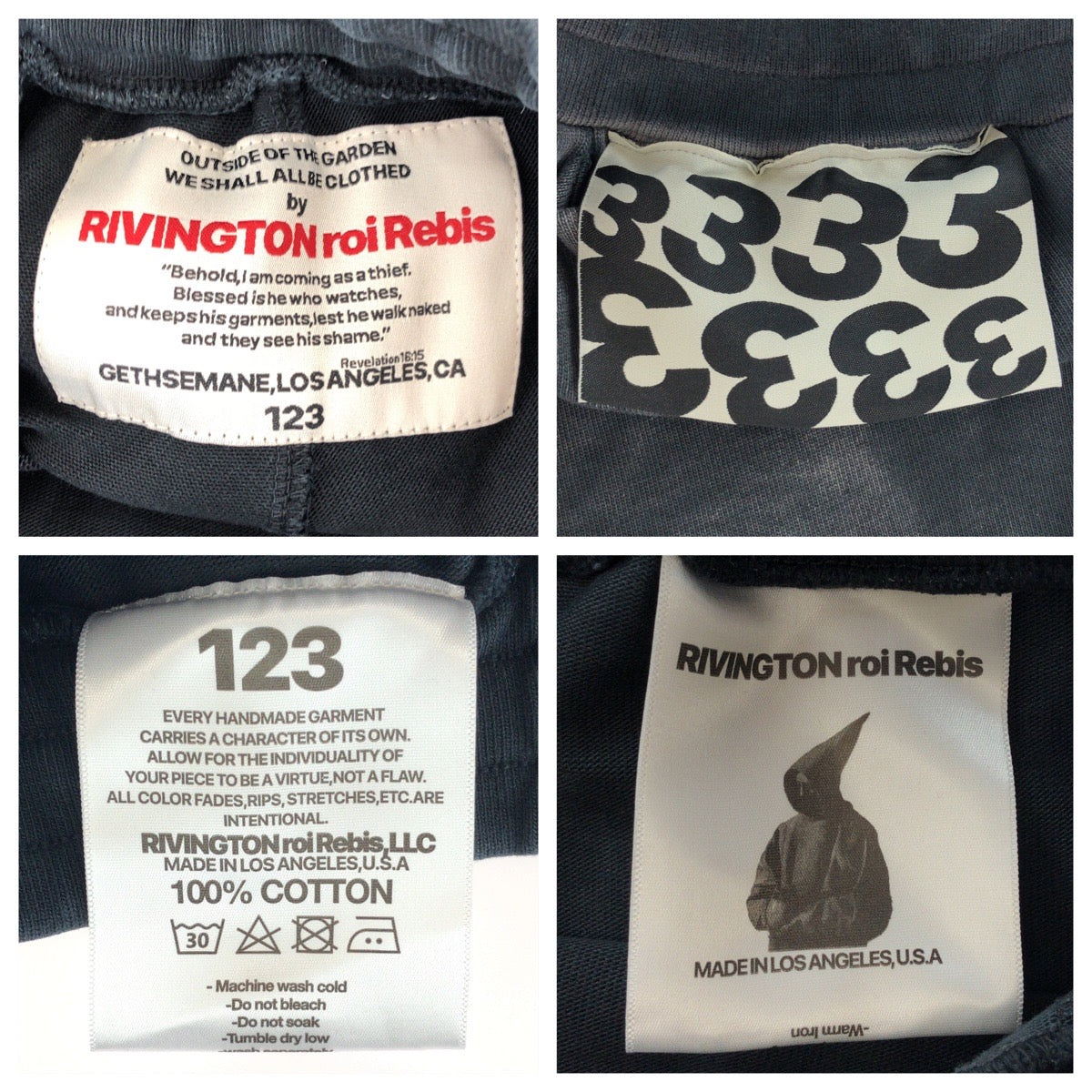 14860
RRR 123 RIVNGTON roi Rebis リヴィントンロイレビス ブラック 黒 コットン ショートパンツ ハーフパンツ  メンズ