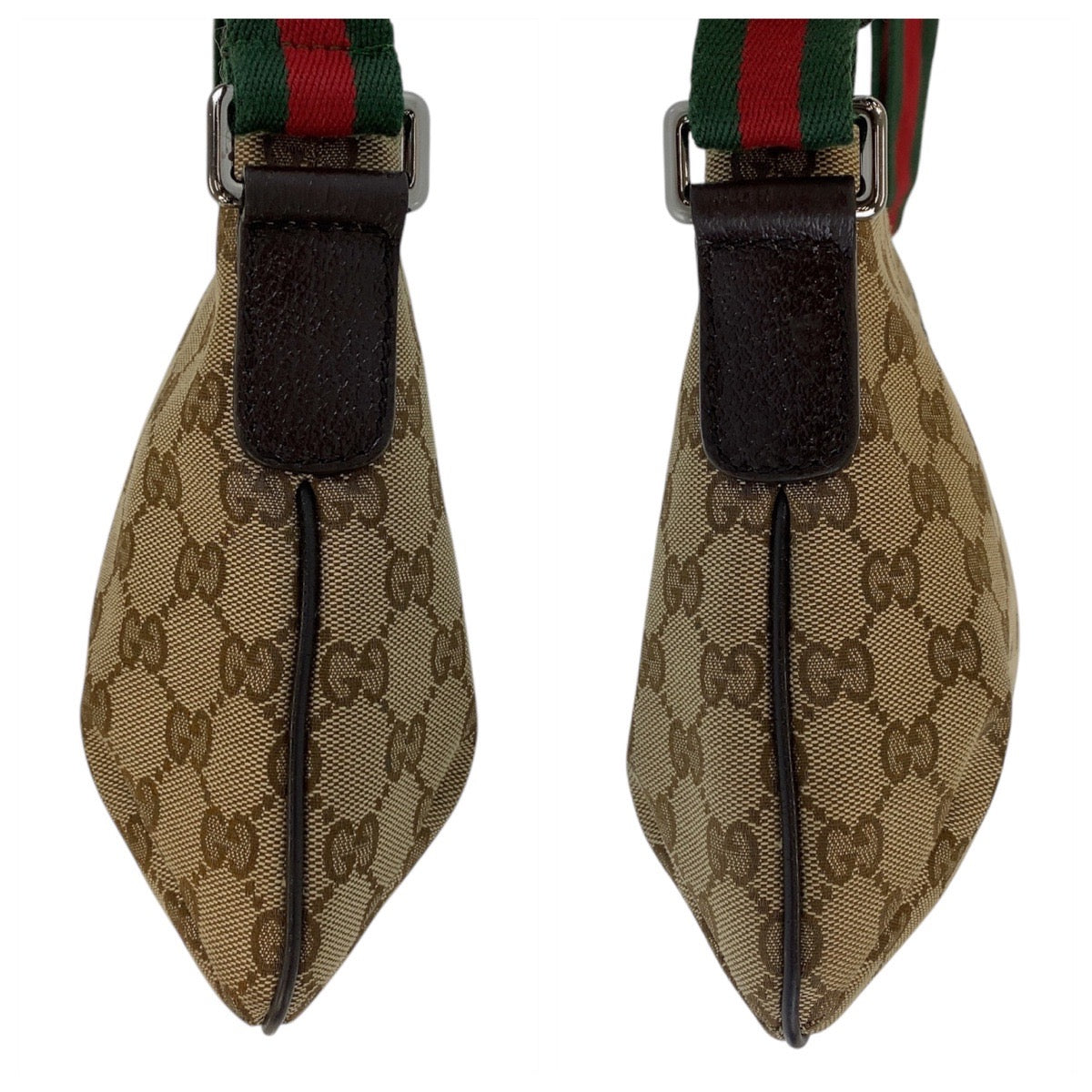 14862
GUCCI グッチ シェリーライン ベージュ ブラウン GGキャンバス 189749 ショルダーバッグ メッセンジャーバッグ  レディース