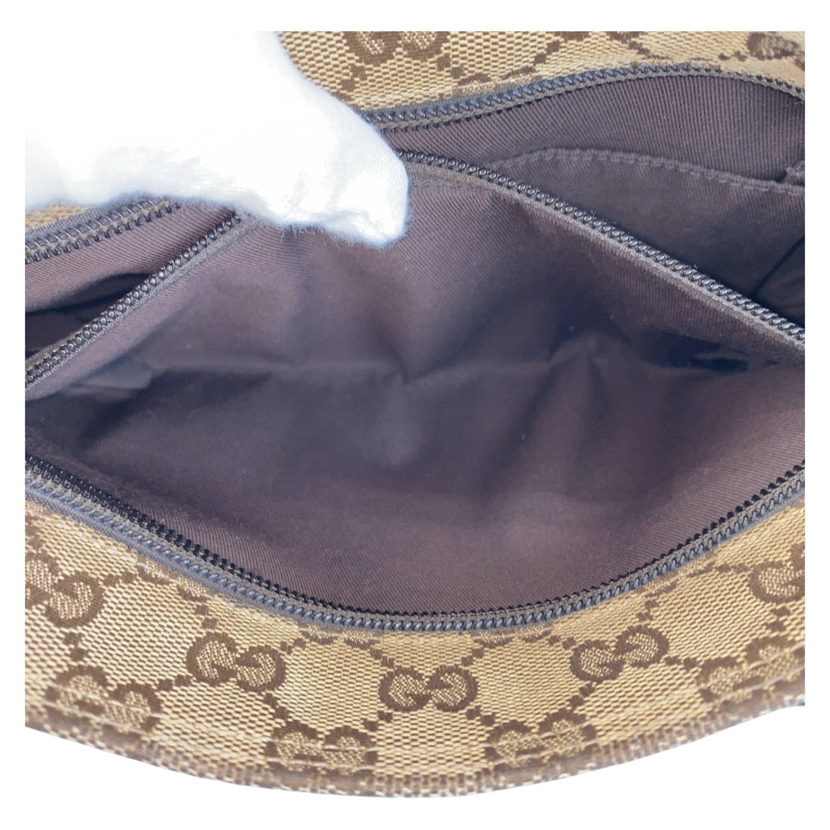 14862
GUCCI グッチ シェリーライン ベージュ ブラウン GGキャンバス 189749 ショルダーバッグ メッセンジャーバッグ  レディース