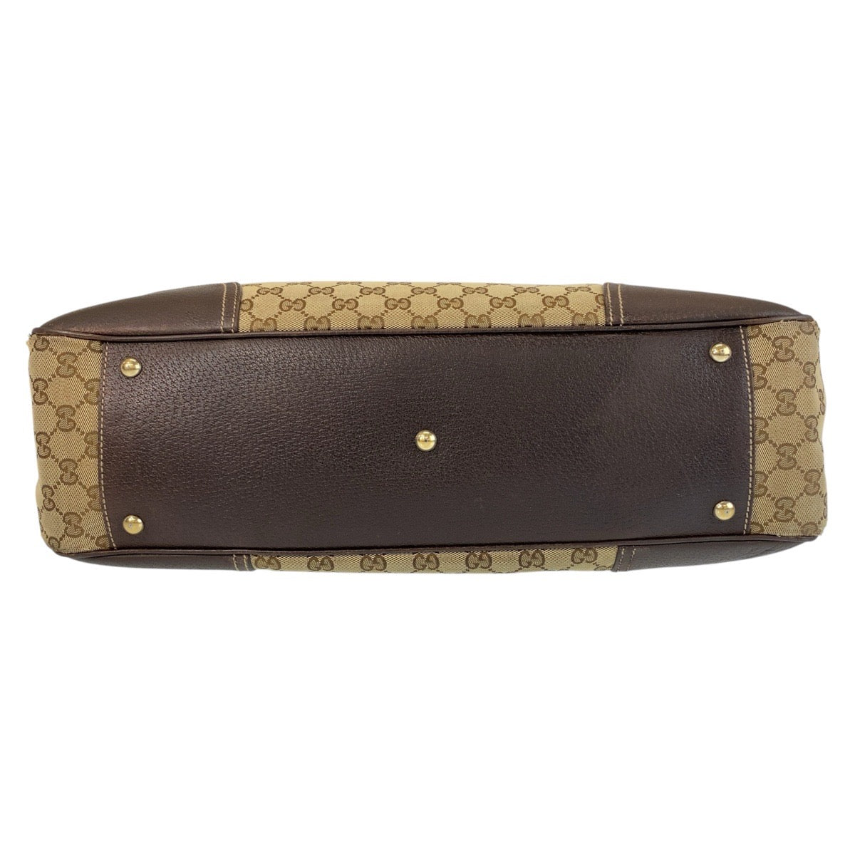14865
GUCCI グッチ シェリーライン プリンシー ベージュ ブラウン ゴールド金具 GGキャンバス / レザー 161719 トートバッグ ショルダーバッグ  レディース
