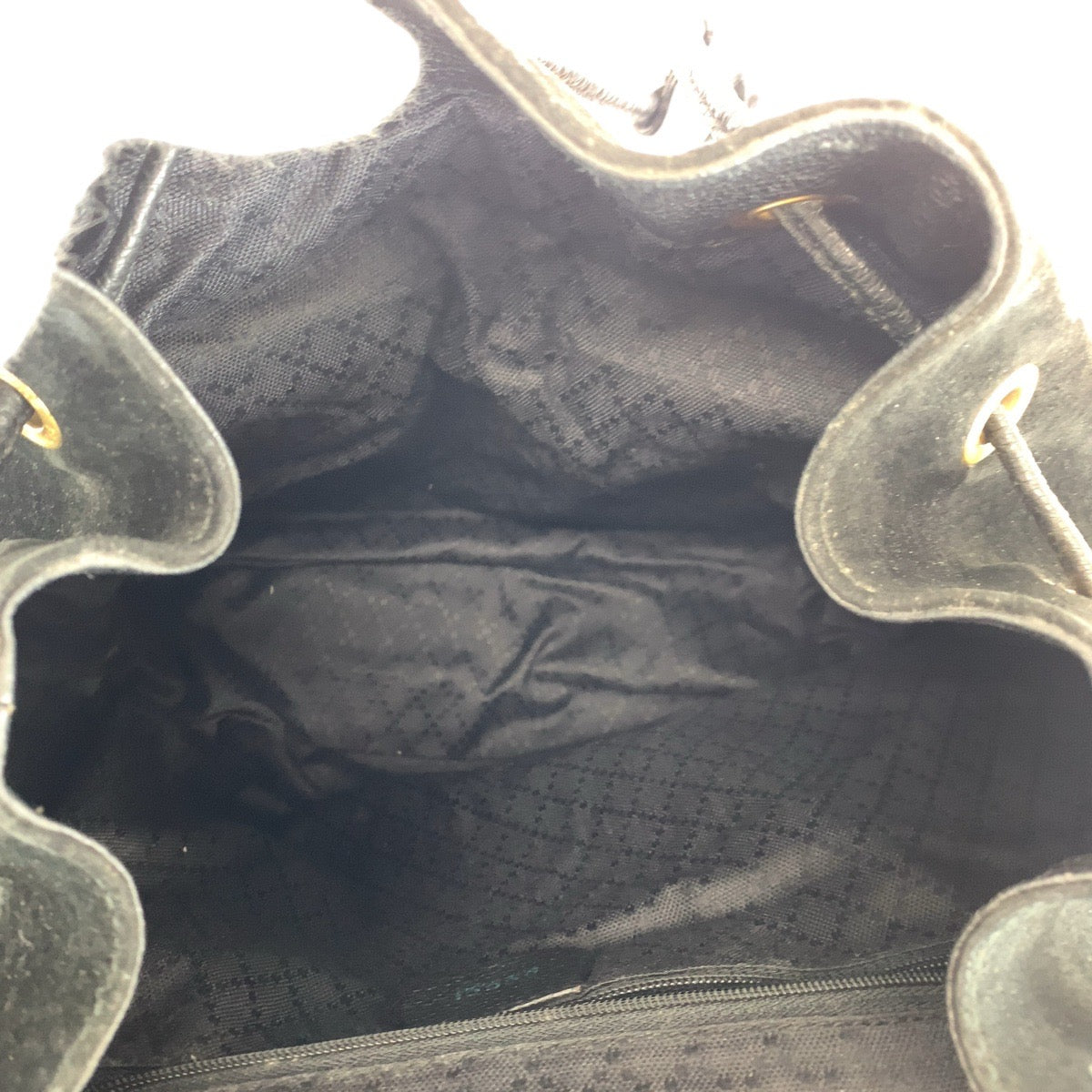 14870
GUCCI グッチ バンブー ブラック 黒 ゴールド金具 スウェード / レザー 003 2058 0016 リュック・デイパック バックパック  レディース ABP19