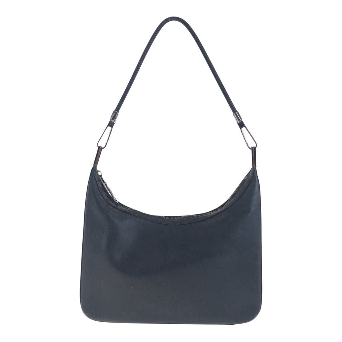 14871
GUCCI グッチ ブラック 黒 シルバー金具 レザー 001 3812 ショルダーバッグ  レディース