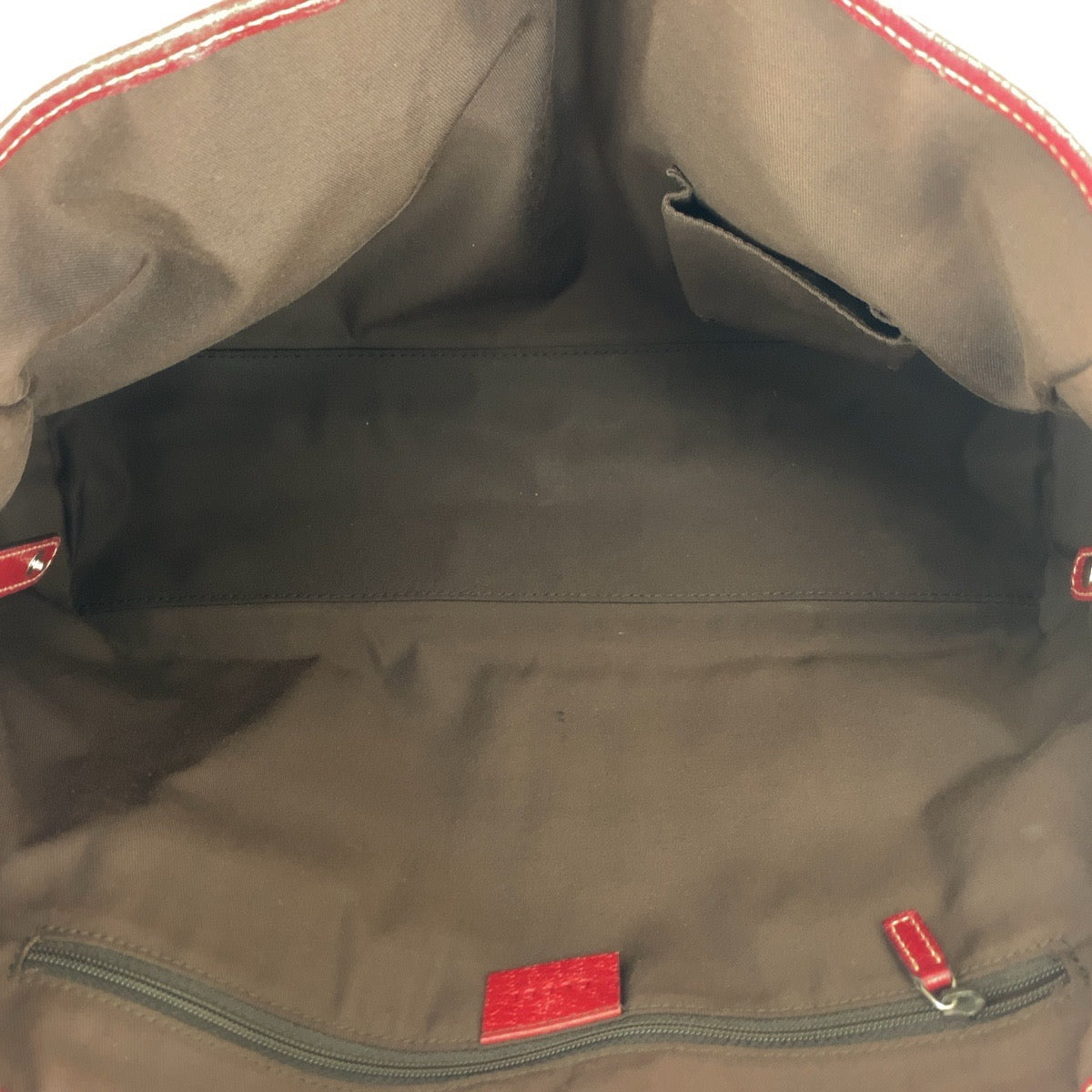 14872
GUCCI グッチ シェリーライン プリンシー ベージュ レッド ゴールド金具 GGキャンバス / レザー 163805 トートバッグ ショルダーバッグ  レディース ABP32