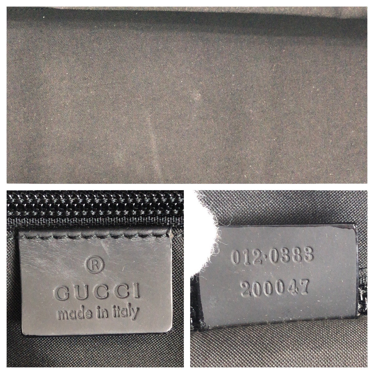14874
GUCCI グッチ ブラック 黒 シルバー金具 GGキャンバス / レザー ボストンバッグ 男女兼用  メンズ