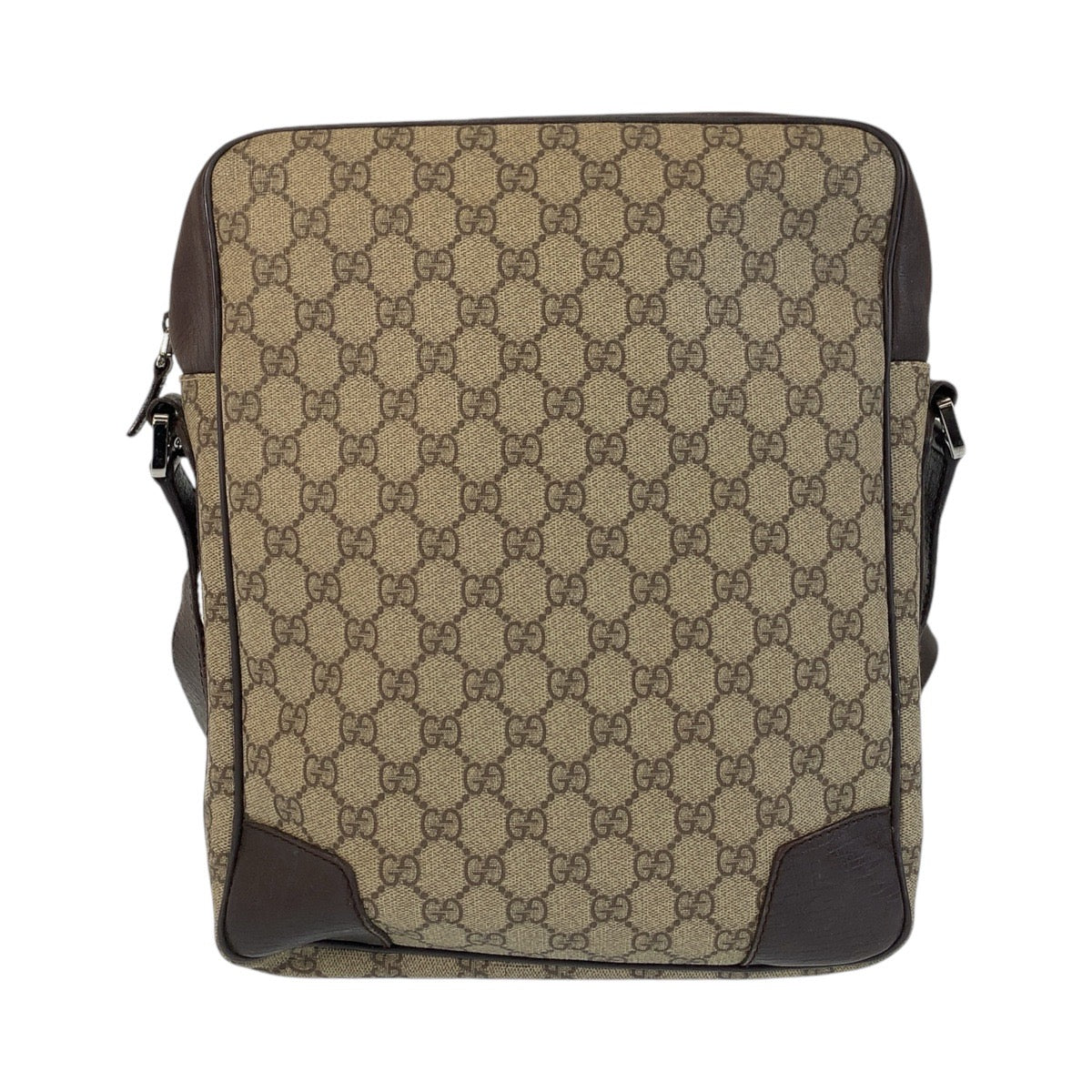 14875
GUCCI グッチ シェリーライン ブラウン ベージュ GGスプリームキャンバス / レザー 145889 ショルダーバッグ メッセンジャーバッグ  メンズ