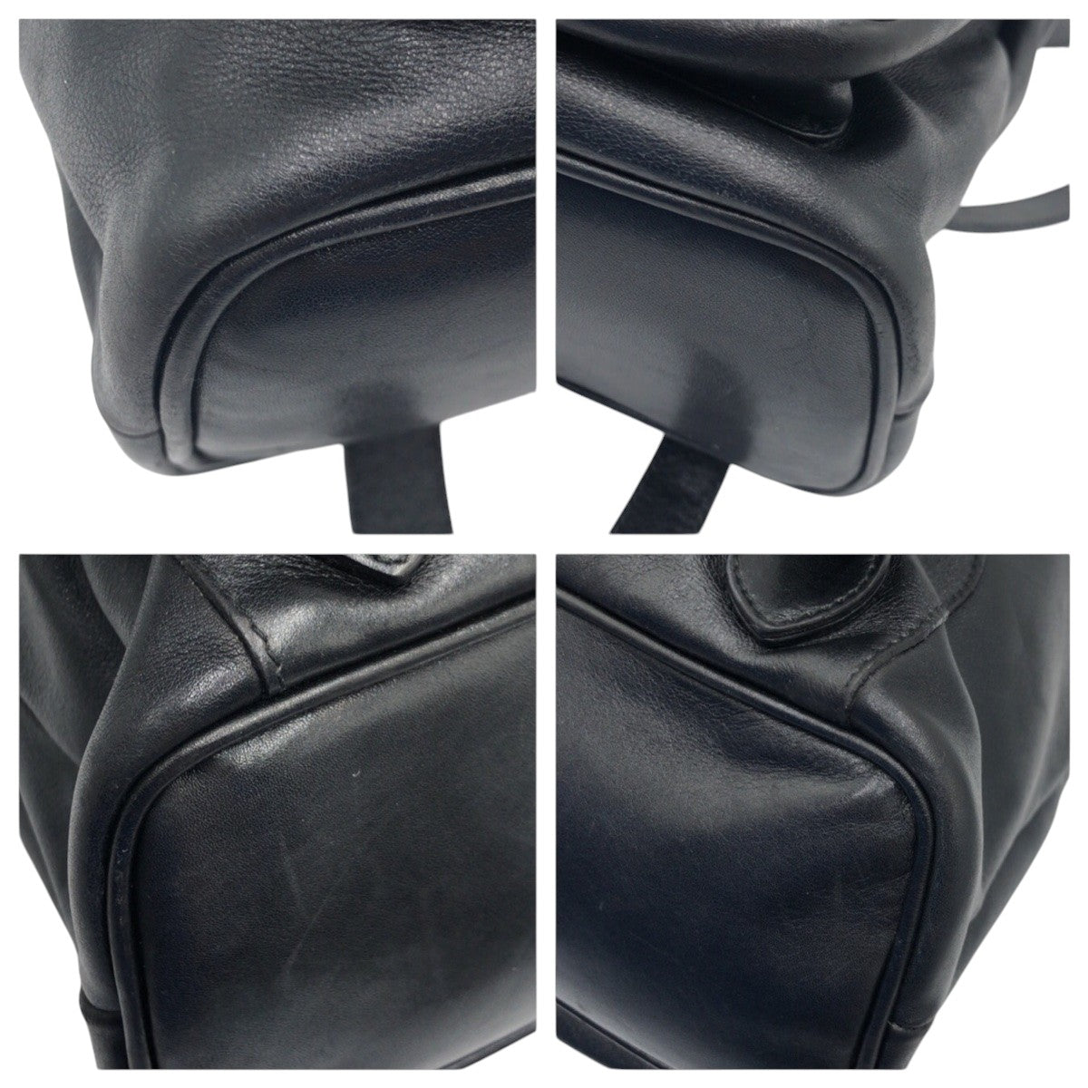 14879
GUCCI グッチ バンブー ブラック 黒 レザー 003 1998 0016 リュック バックパック 男女兼用  レディース AB40