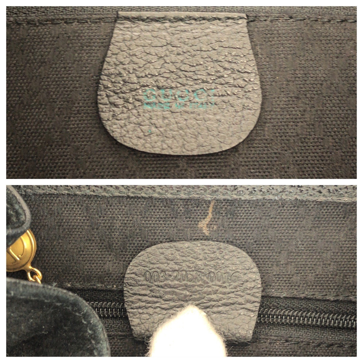 14880
GUCCI グッチ ヴィンテージ バンブー ブラック 黒 ゴールド金具 スウェード / レザー 003 2058 リュックサック バックパック  レディース ABP32