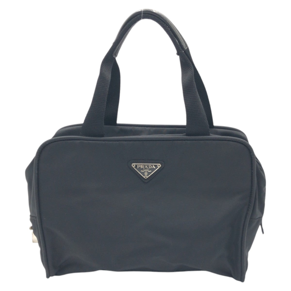 14886
PRADA プラダ テスート 三角ロゴ ブラック 黒 ナイロン ハンドバッグ  レディース AB38