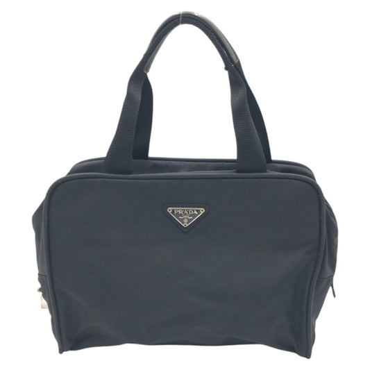 14886
PRADA プラダ テスート 三角ロゴ ブラック 黒 ナイロン ハンドバッグ  レディース AB38