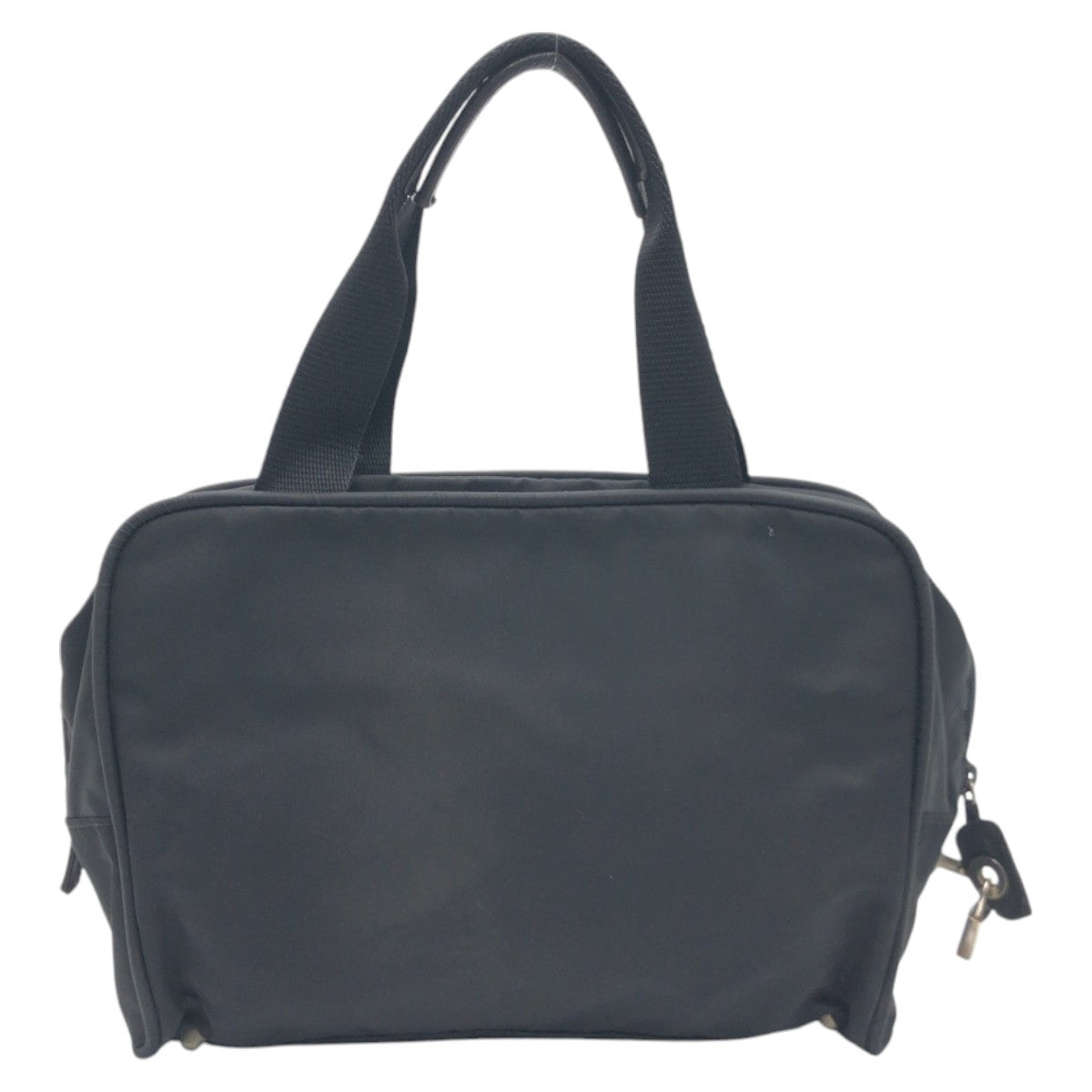 14886
PRADA プラダ テスート 三角ロゴ ブラック 黒 ナイロン ハンドバッグ  レディース AB38