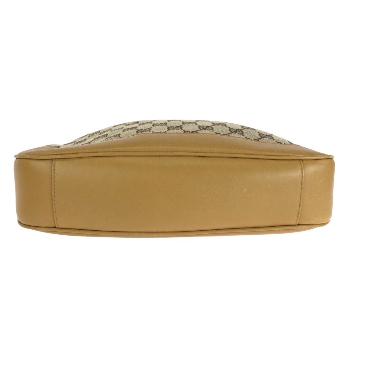 14892
GUCCI グッチ バンブー ブラウン ゴールド金具 GGキャンバス 001 4095 ショルダーバッグ ホーボー  レディース