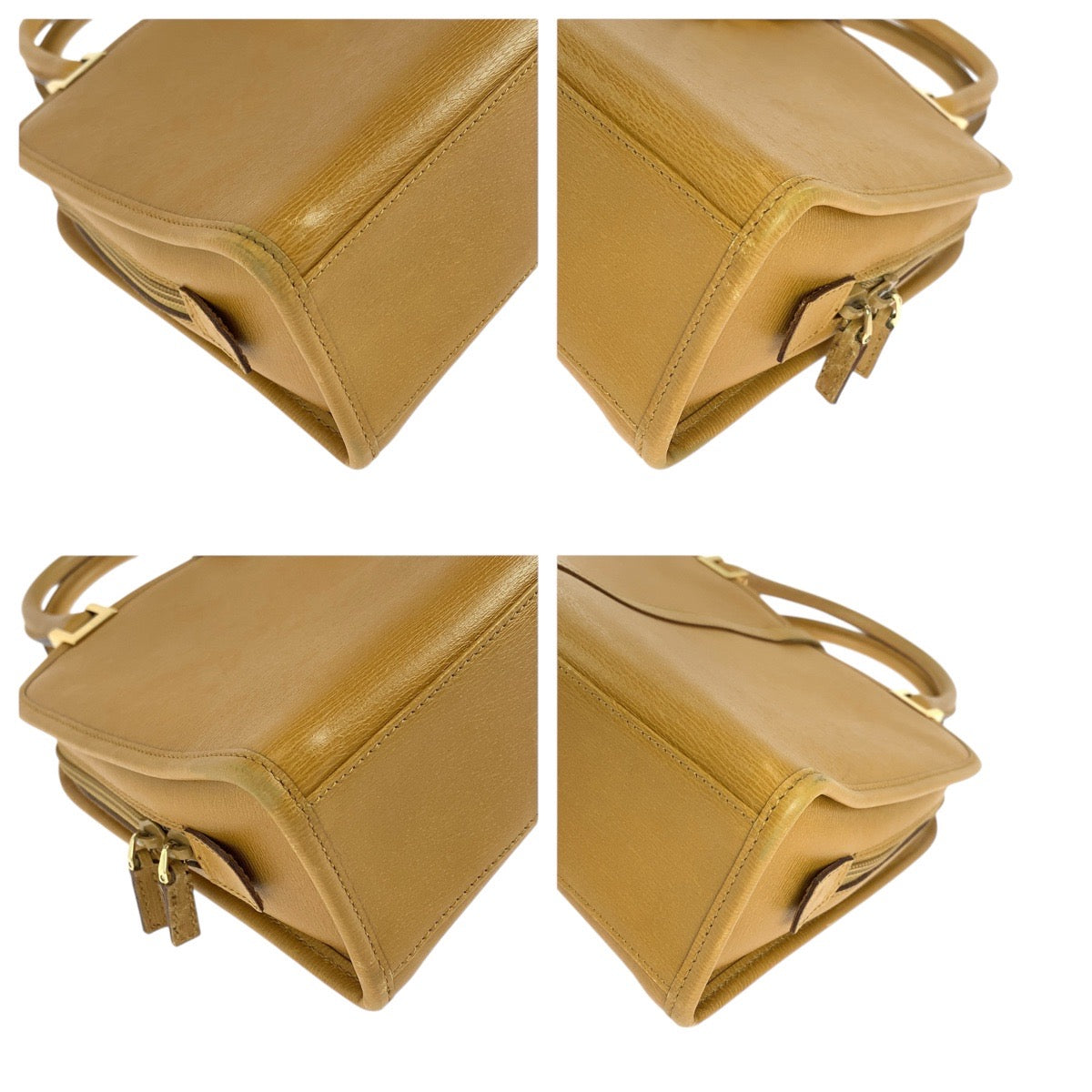 14894
GUCCI グッチ ジャッキー ライトブラウン キャメル ゴールド金具 レザー 002 1071 トートバッグ ハンドバッグ  レディース ABP32
