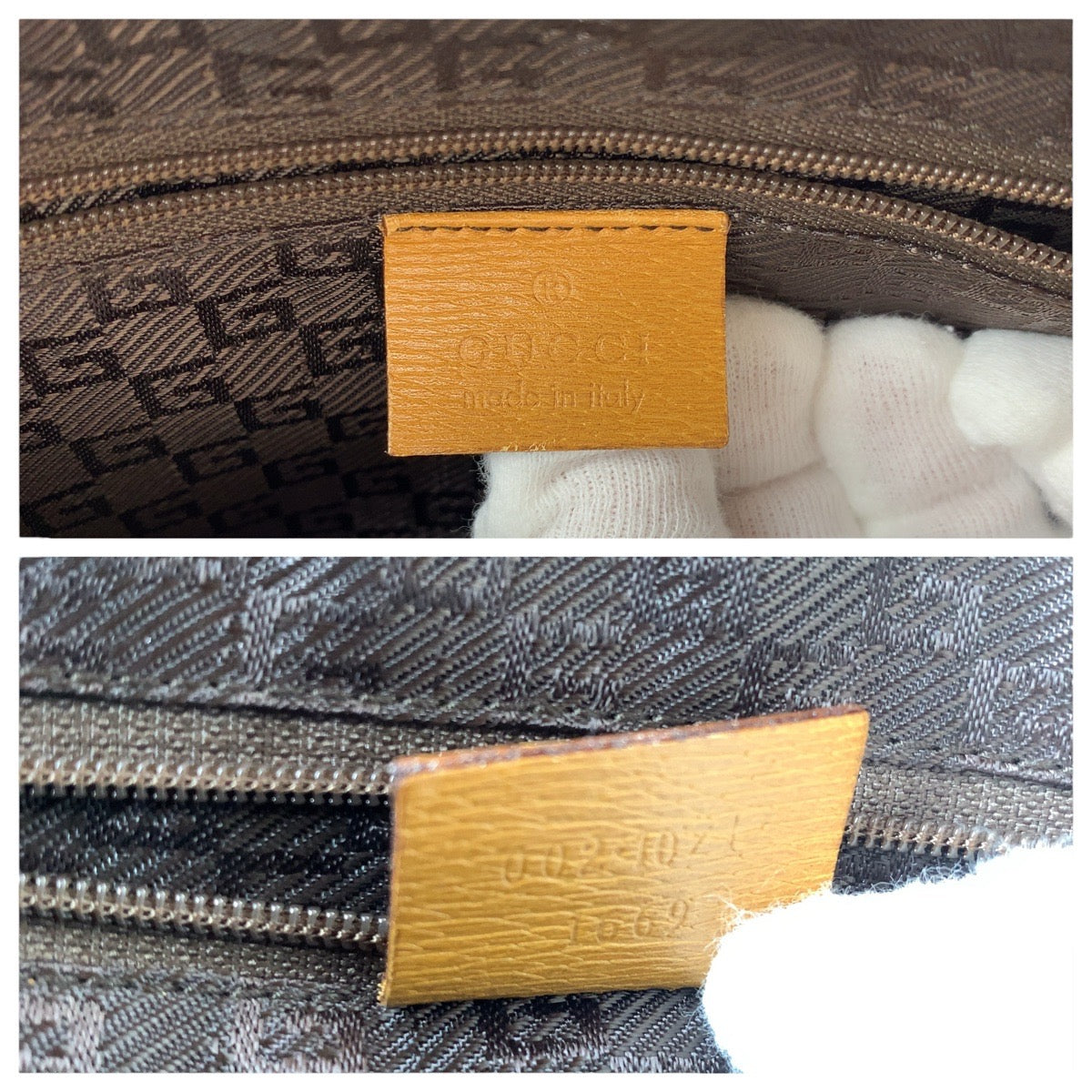 14894
GUCCI グッチ ジャッキー ライトブラウン キャメル ゴールド金具 レザー 002 1071 トートバッグ ハンドバッグ  レディース ABP32