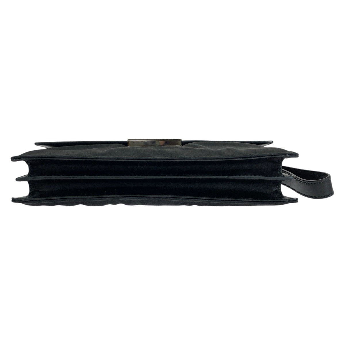 14895
GUCCI グッチ ブラック 黒 シルバー金具 ナイロン / レザー 018 1613 セカンドバッグ  メンズ