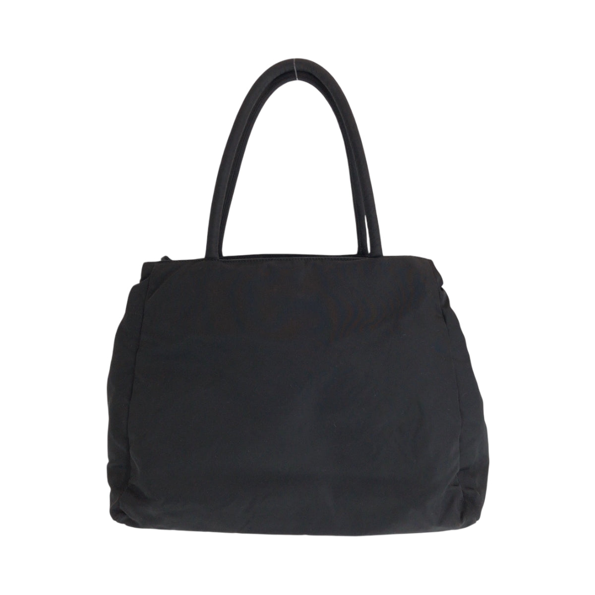 14897
PRADA プラダ テスート 三角ロゴプレート ブラック 黒 シルバー金具 ナイロン トートバッグ ショルダーバッグ  レディース