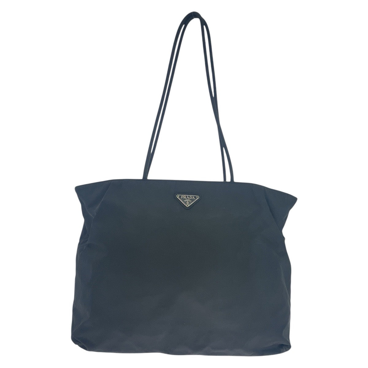 14900
PRADA プラダ テスート 三角ロゴプレート ブラック 黒 シルバー金具 ナイロン ショルダーバッグ トートバッグ レディース AB35