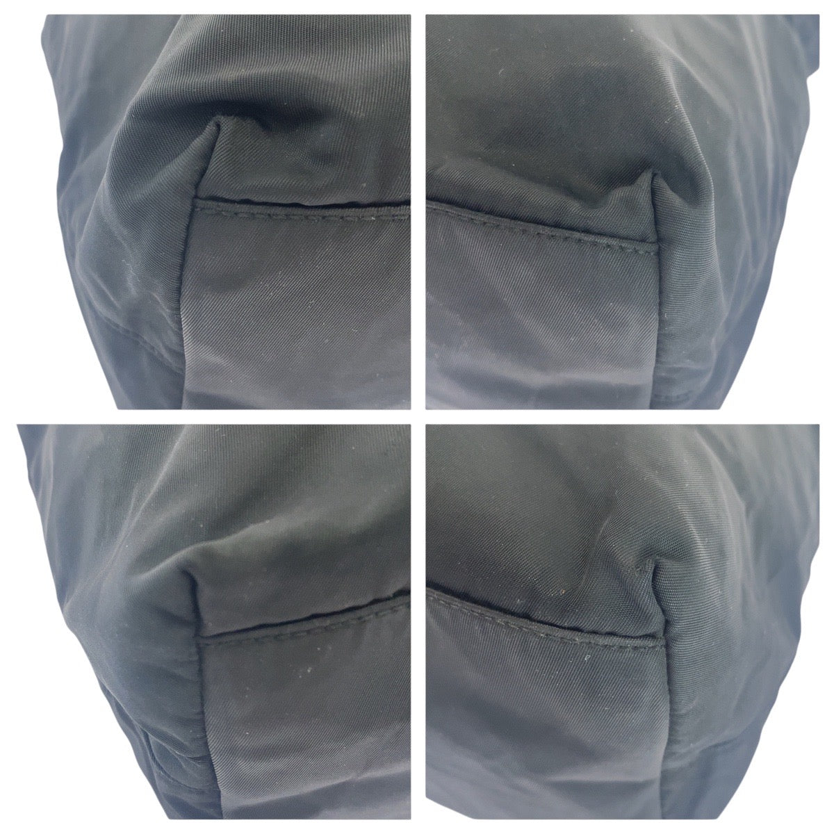 14900
PRADA プラダ テスート 三角ロゴプレート ブラック 黒 シルバー金具 ナイロン ショルダーバッグ トートバッグ レディース AB35