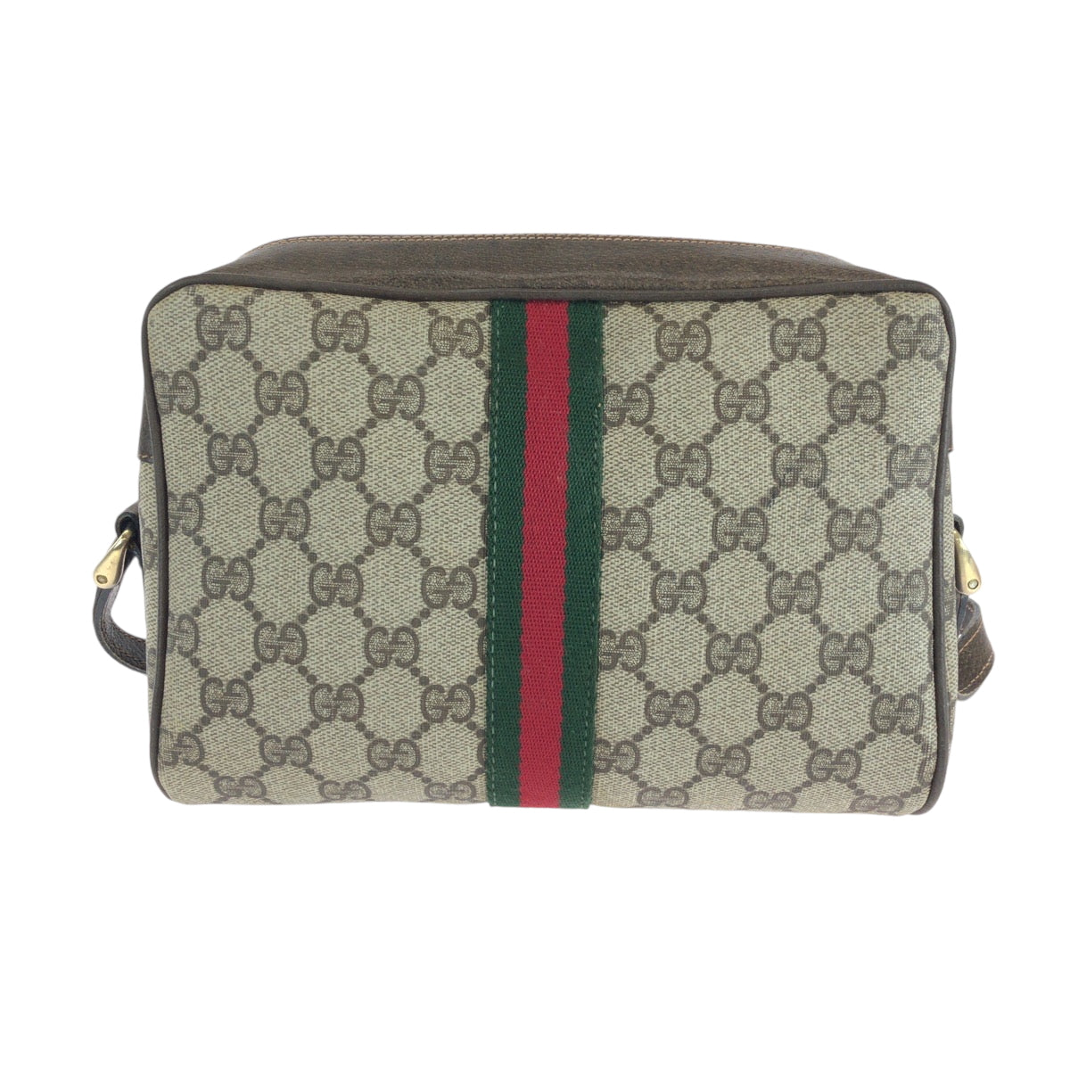 14902
GUCCI グッチ オールドグッチ シェリーライン ベージュ ブラウン ゴールド金具 GGスプリームキャンバス 68 001 3654 ショルダーバッグ ポシェット  レディース