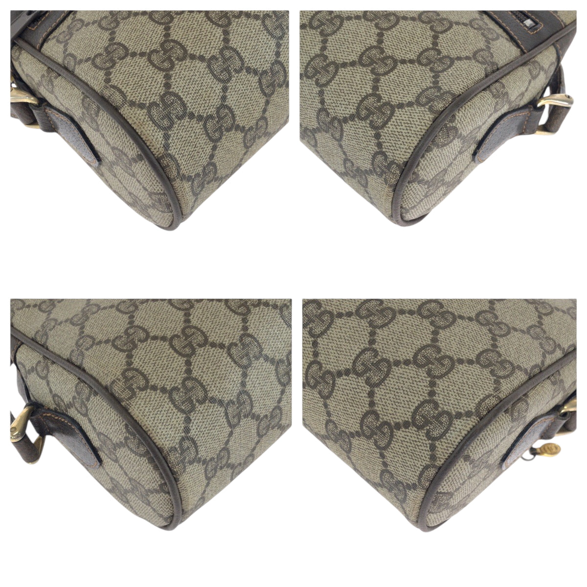 14902
GUCCI グッチ オールドグッチ シェリーライン ベージュ ブラウン ゴールド金具 GGスプリームキャンバス 68 001 3654 ショルダーバッグ ポシェット  レディース
