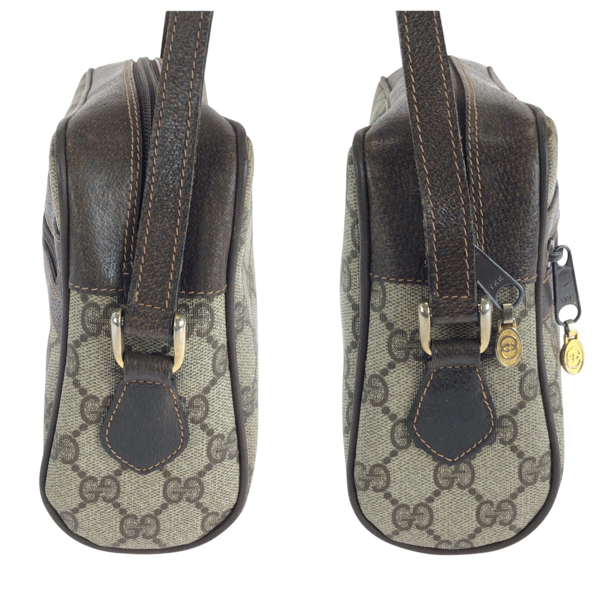 14902
GUCCI グッチ オールドグッチ シェリーライン ベージュ ブラウン ゴールド金具 GGスプリームキャンバス 68 001 3654 ショルダーバッグ ポシェット  レディース