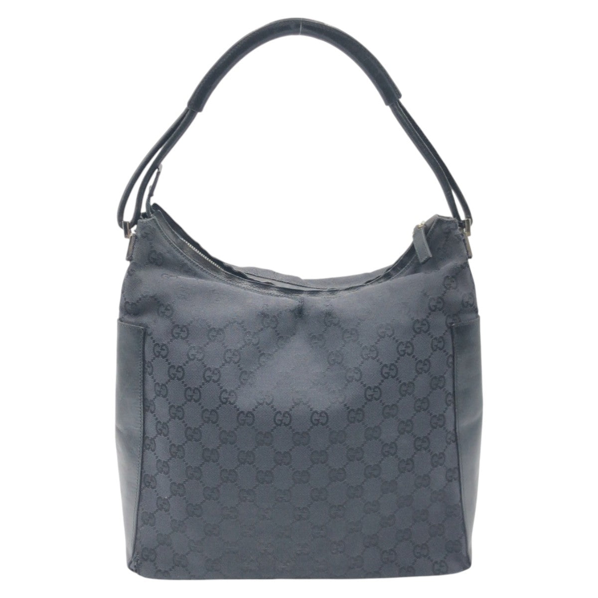 14907
GUCCI グッチ GG柄 ブラック 黒 GGキャンバス 001 3770 ホーボー ショルダーバッグ ハンドバッグ  レディース B19