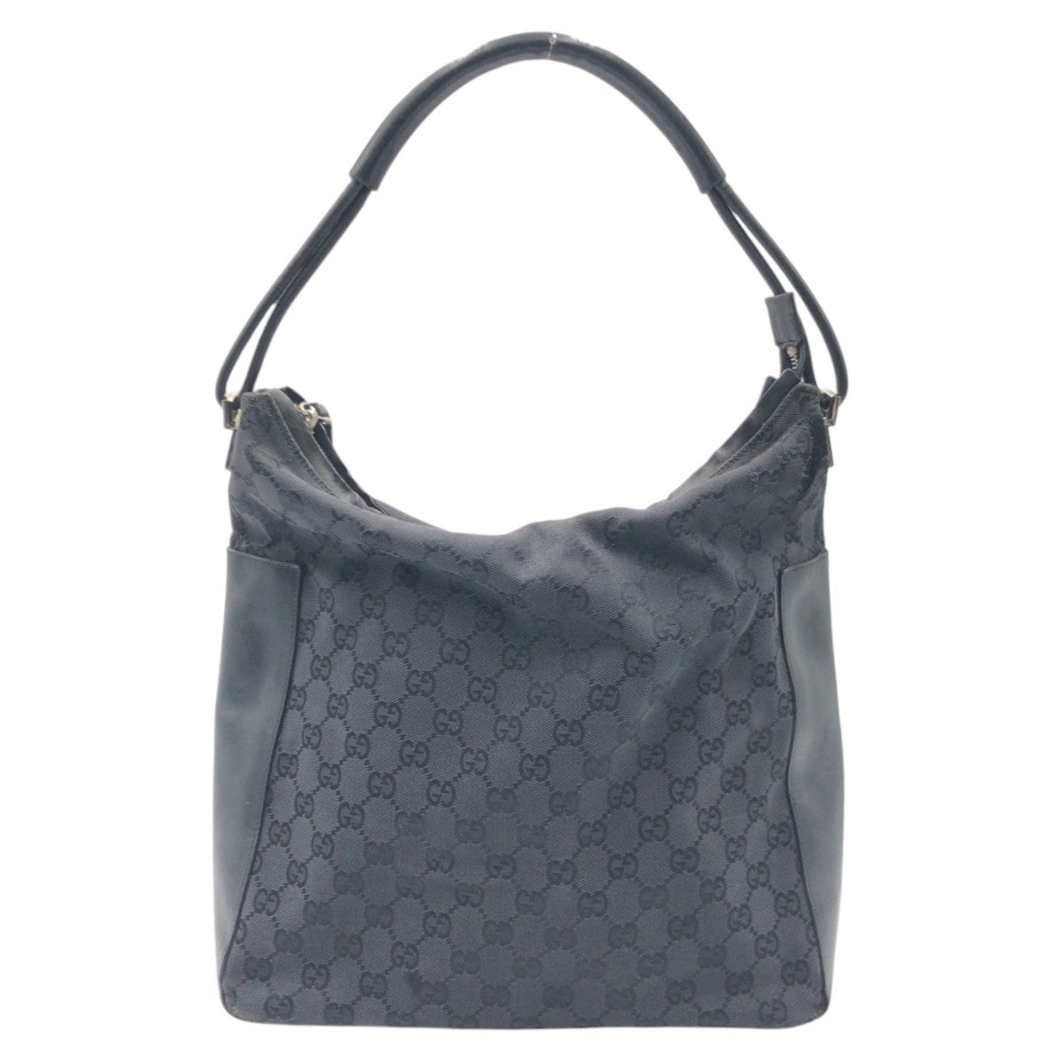 14907
GUCCI グッチ GG柄 ブラック 黒 GGキャンバス 001 3770 ホーボー ショルダーバッグ ハンドバッグ  レディース B19