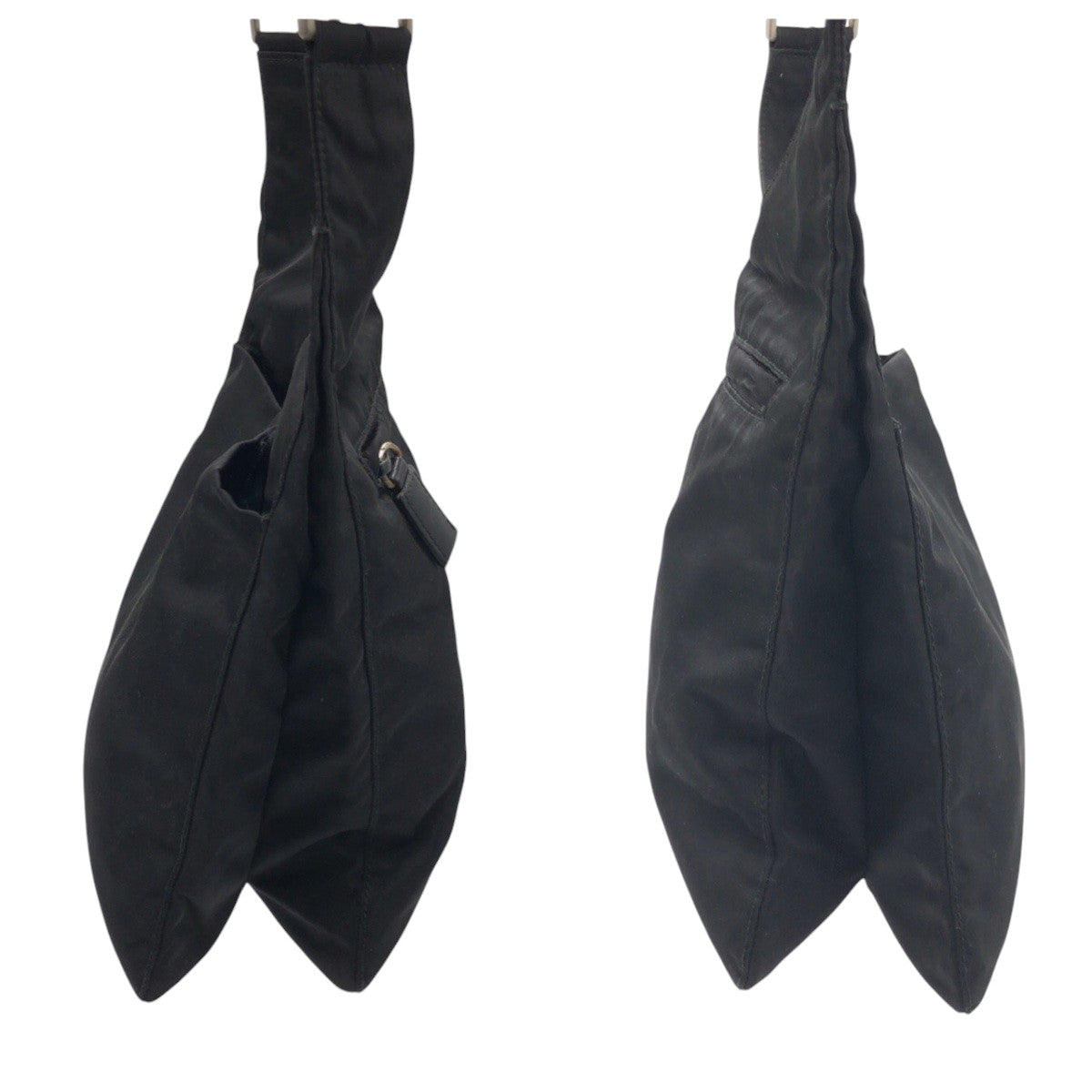 14908
PRADA プラダ テスート 三角ロゴ ブラック 黒 ナイロン ショルダーバッグ ポシェット 男女兼用  レディース AB34