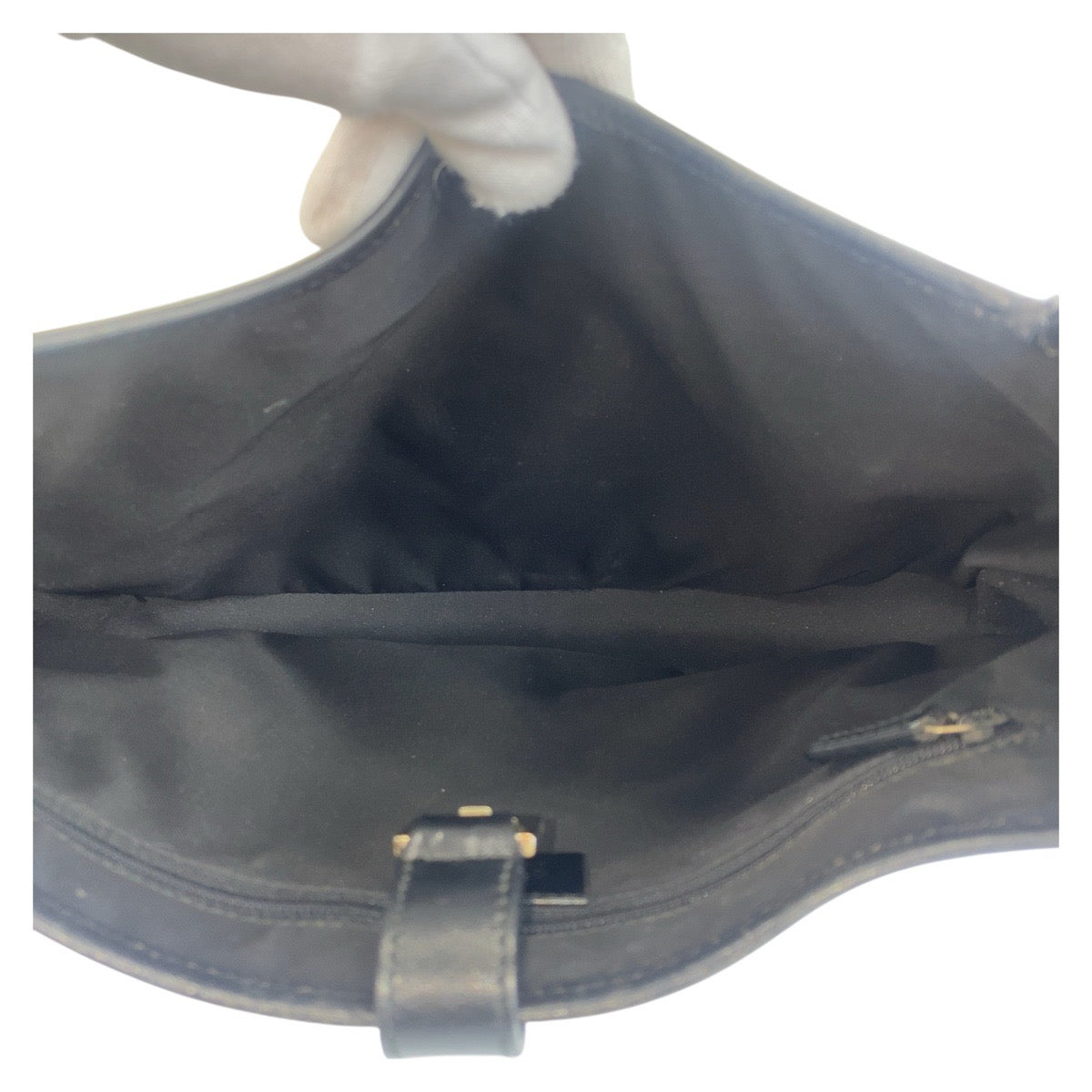 14911
GUCCI グッチ ジャッキー ブラック 黒 GGキャンバス / レザー 001 3306 ショルダーバッグ  レディース