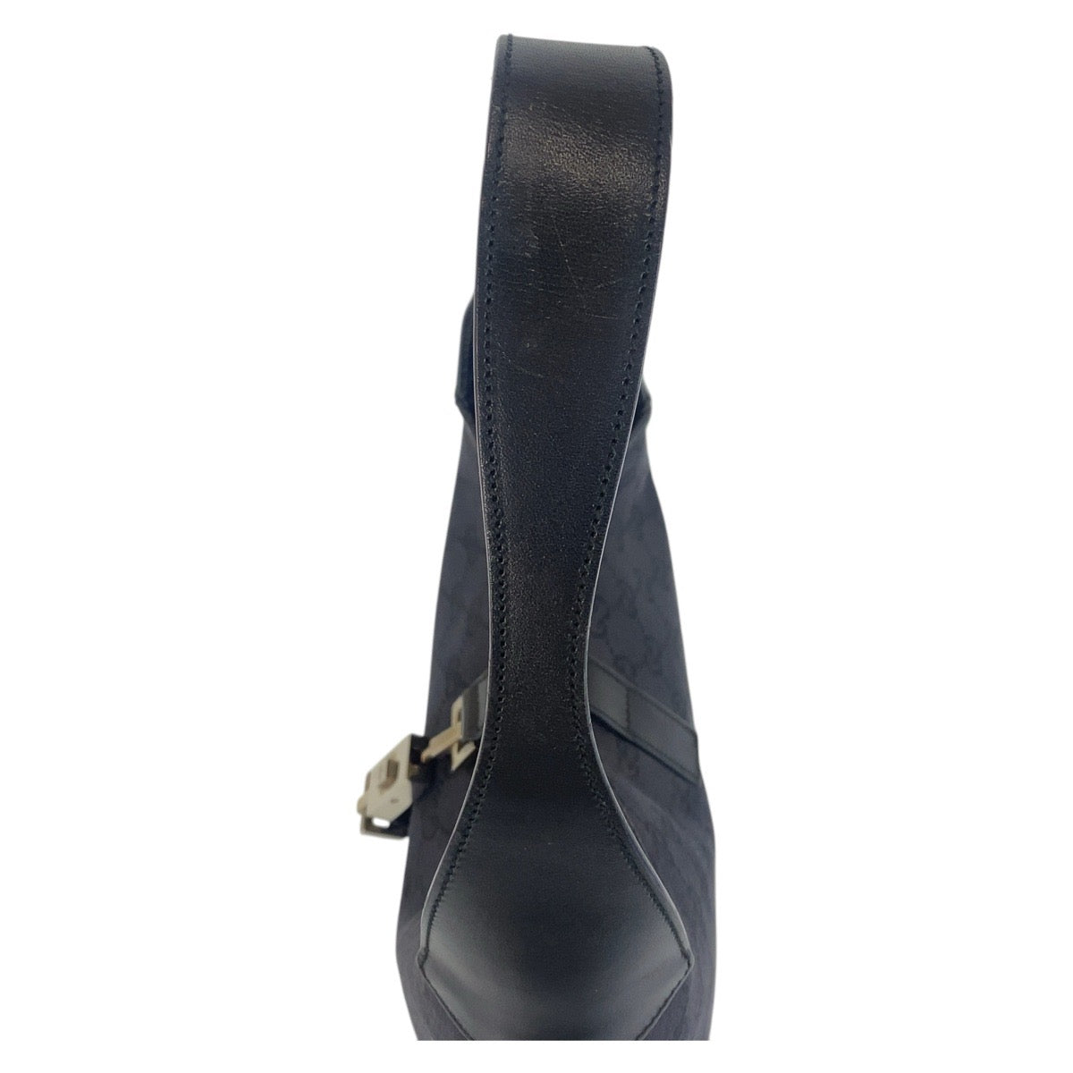 14911
GUCCI グッチ ジャッキー ブラック 黒 GGキャンバス / レザー 001 3306 ショルダーバッグ  レディース