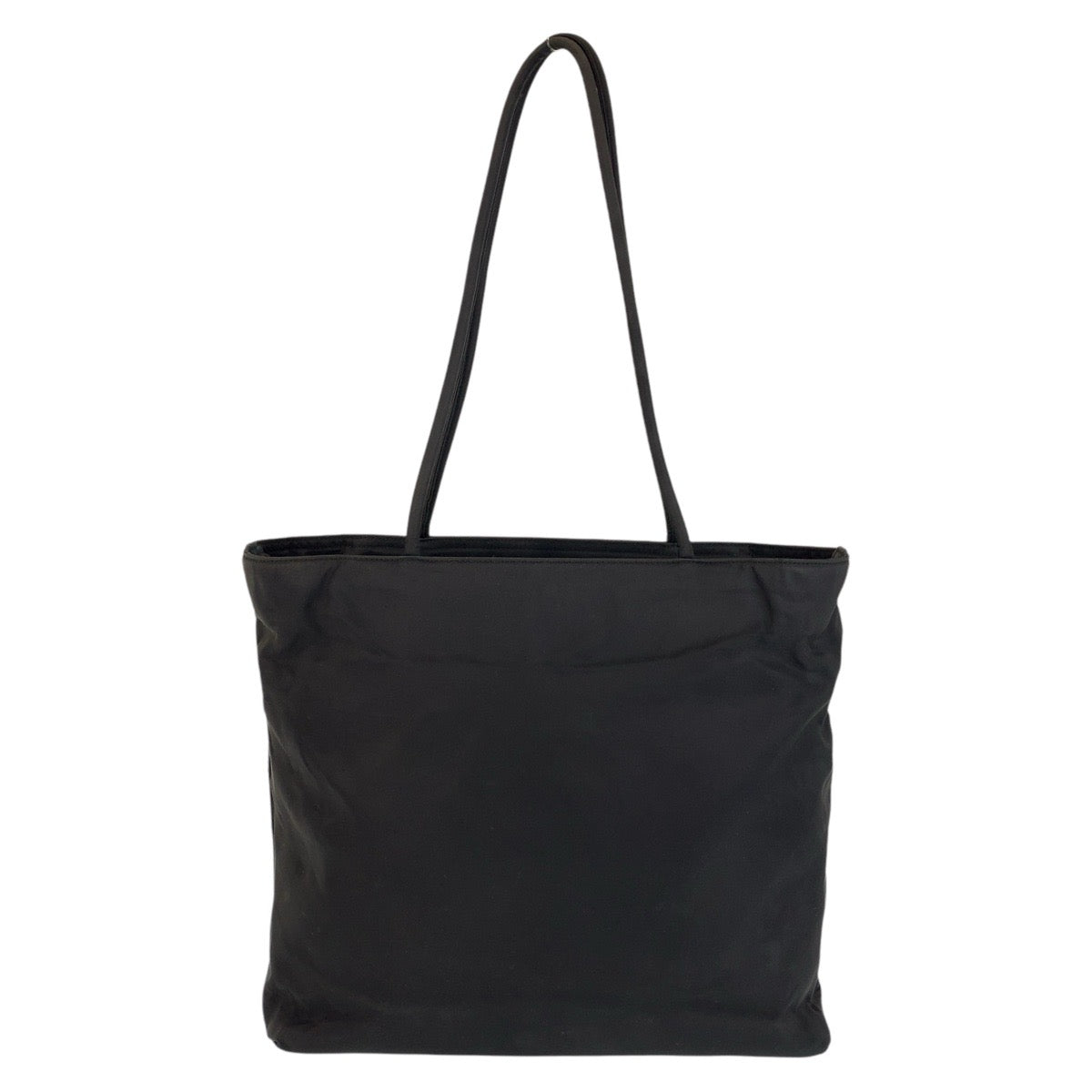 14917
PRADA プラダ テスート 三角ロゴプレート ブラック 黒 シルバー金具 ナイロン トートバッグ ショルダーバッグ  レディース