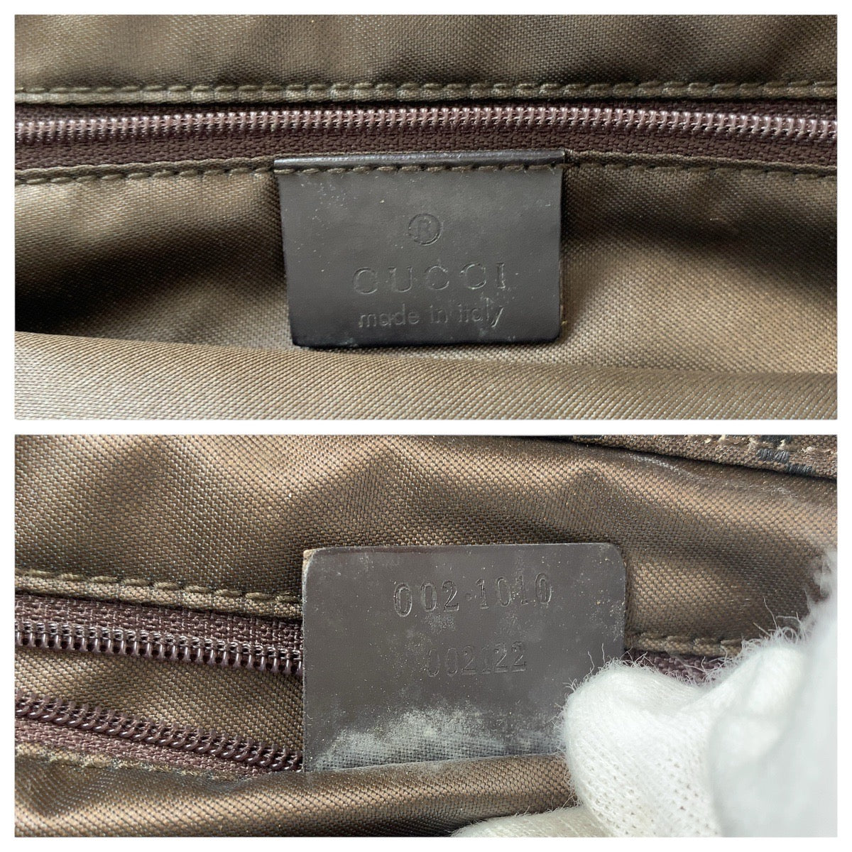 14918
GUCCI グッチ バンブー ジャンボGG ブラウン シルバー金具 GGキャンバス 002 1010 トートバッグ ハンドバッグ  レディース