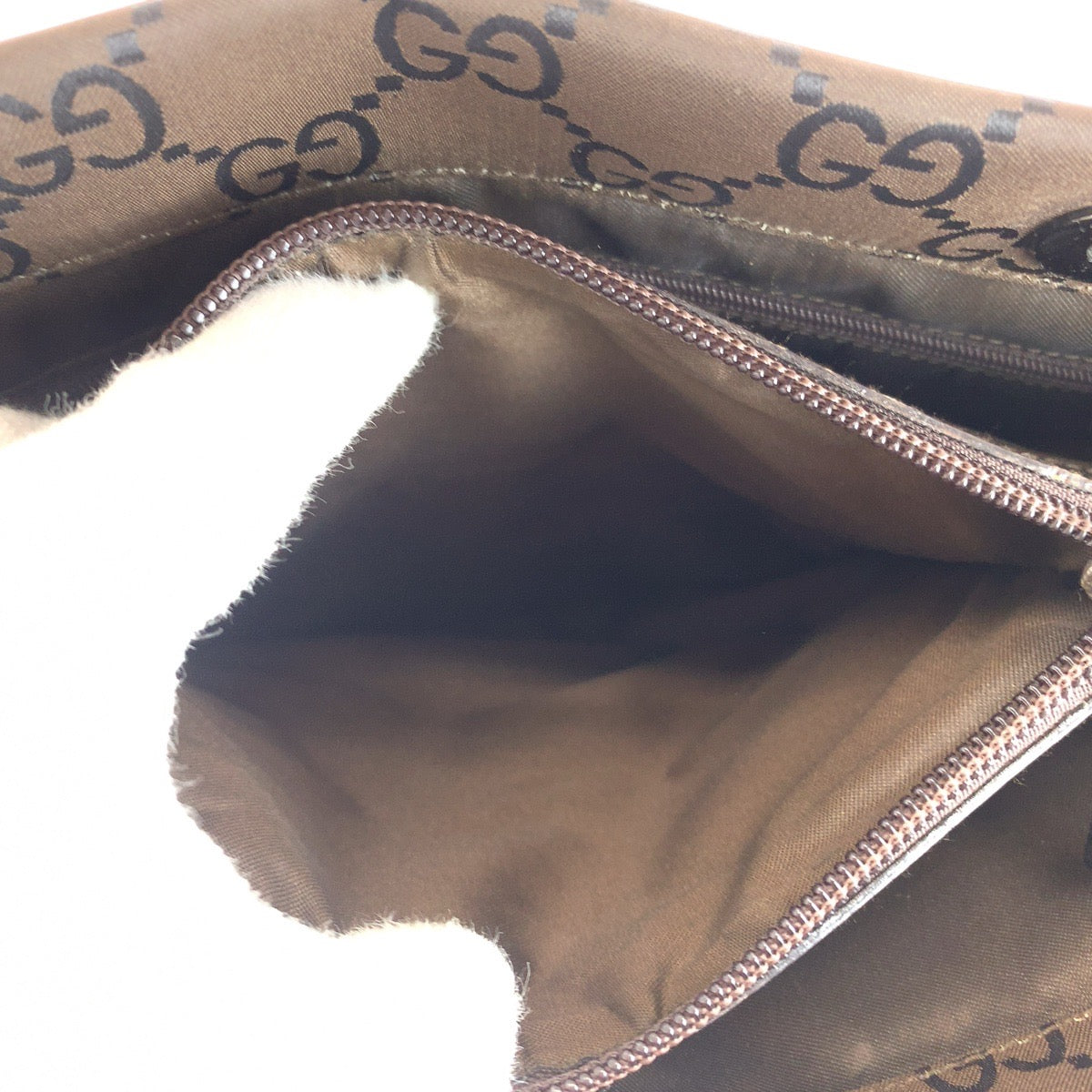 14918
GUCCI グッチ バンブー ジャンボGG ブラウン シルバー金具 GGキャンバス 002 1010 トートバッグ ハンドバッグ  レディース