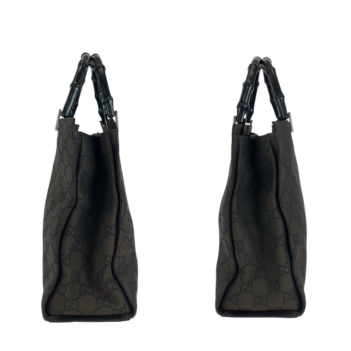14918
GUCCI グッチ バンブー ジャンボGG ブラウン シルバー金具 GGキャンバス 002 1010 トートバッグ ハンドバッグ  レディース