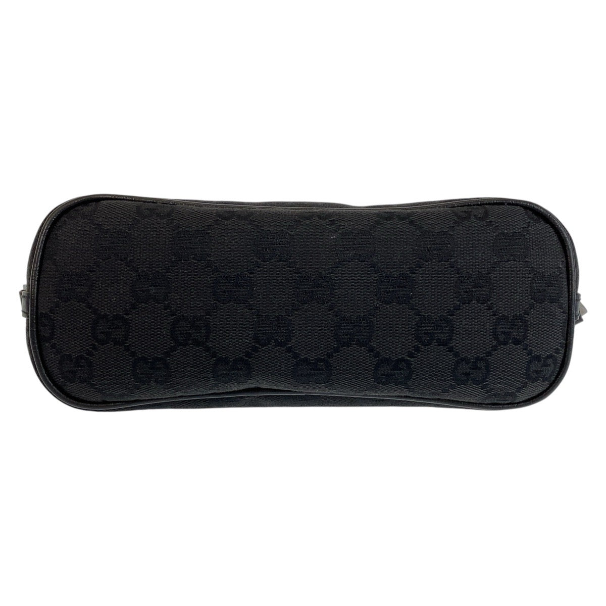 14922
GUCCI グッチ ブラック 黒 GGキャンバス / レザー 7198 ハンドバッグ アクセサリーポーチ  レディース