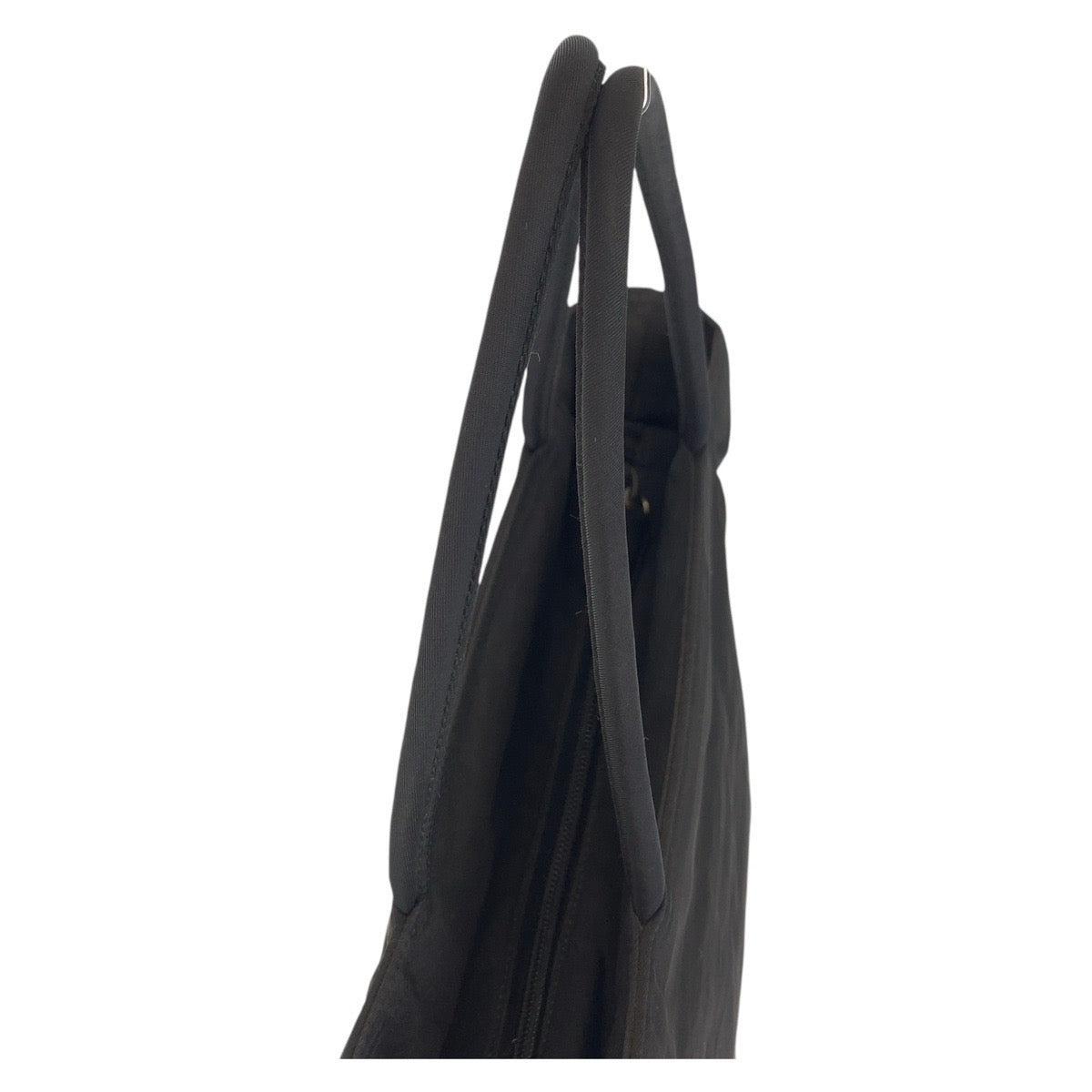 14924
PRADA プラダ テスート 三角ロゴプレート ブラック 黒 シルバー金具 ナイロン トートバッグ ショルダーバッグ  レディース
