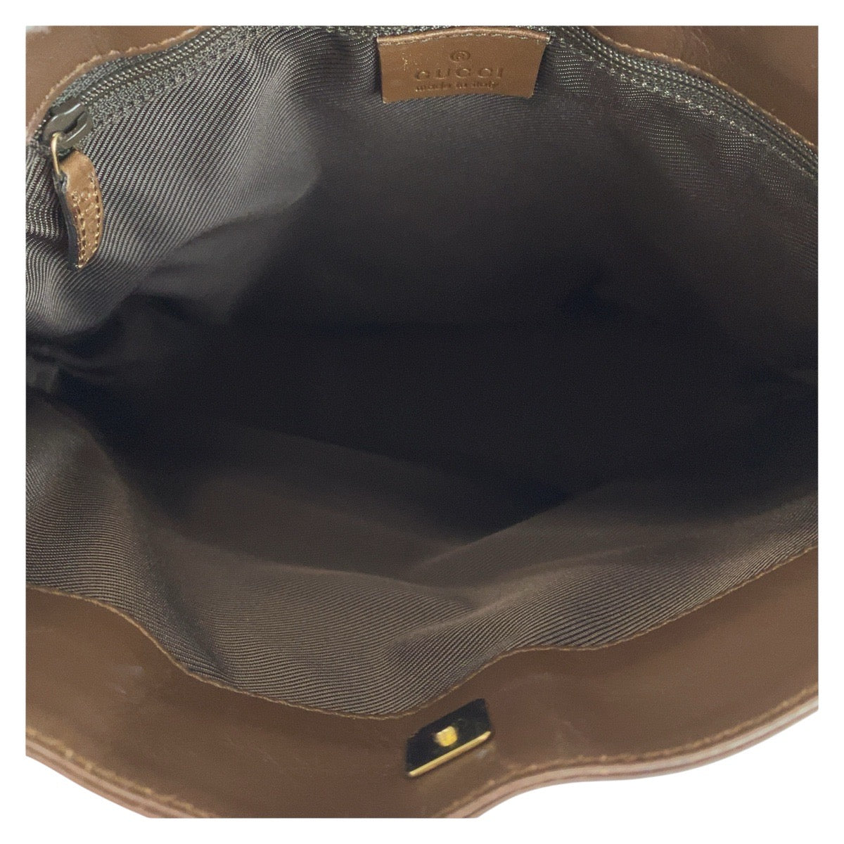 14937
GUCCI グッチ ベージュ ブラウン ゴールド金具 GGキャンバス / レザー 001 4231 トートバッグ ショルダーバッグ  レディース