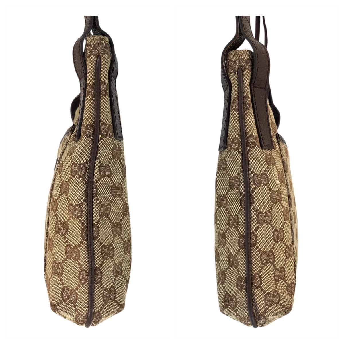 14940
GUCCI グッチ ブラウン ベージュ GGキャンバス / レザー 122793 ショルダーバッグ メッセンジャーバッグ  レディース