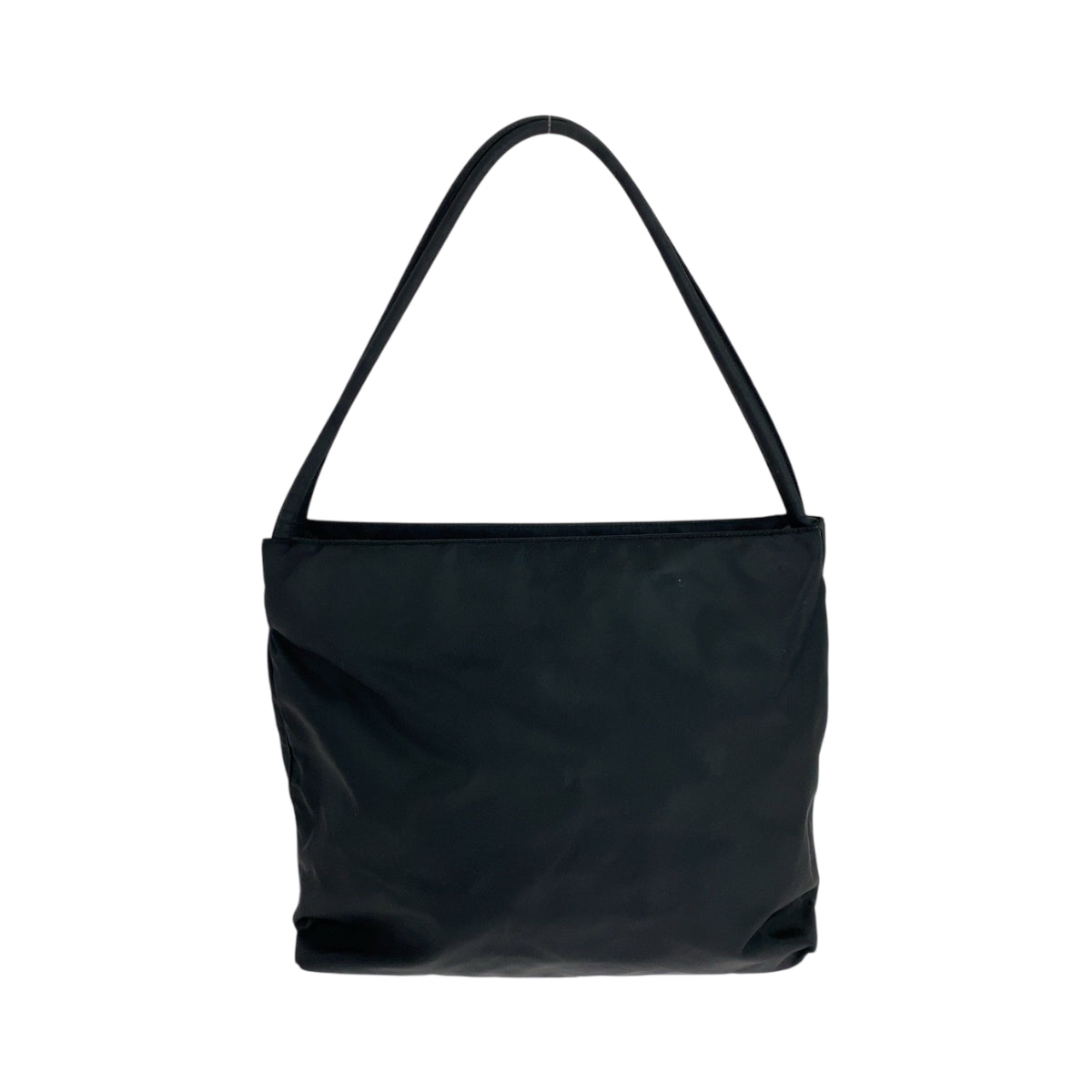 14942
PRADA プラダ テスート 三角ロゴプレート ブラック 黒 シルバー金具 ナイロン B6243 トートバッグ ショルダーバッグ ハンドバッグ  レディース