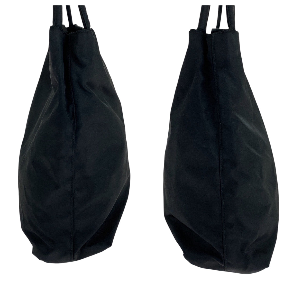14942
PRADA プラダ テスート 三角ロゴプレート ブラック 黒 シルバー金具 ナイロン B6243 トートバッグ ショルダーバッグ ハンドバッグ  レディース