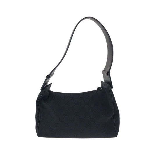 14945
GUCCI グッチ ブラック 黒 ゴールド金具 GGキャンバス 92699 ホーボー ワンショルダーバッグ 肩掛け  レディース