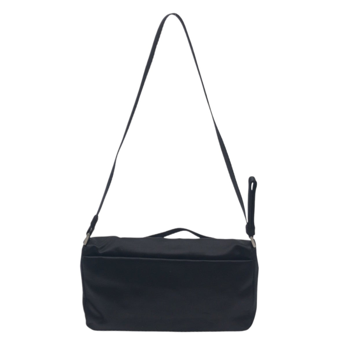 14948
PRADA プラダ ブラック 黒 サテン ショルダーバッグ ワンショルダーバッグ  レディース A35