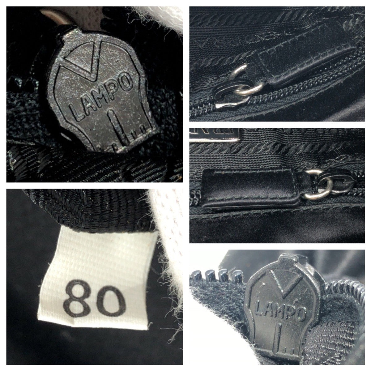 14948
PRADA プラダ ブラック 黒 サテン ショルダーバッグ ワンショルダーバッグ  レディース A35