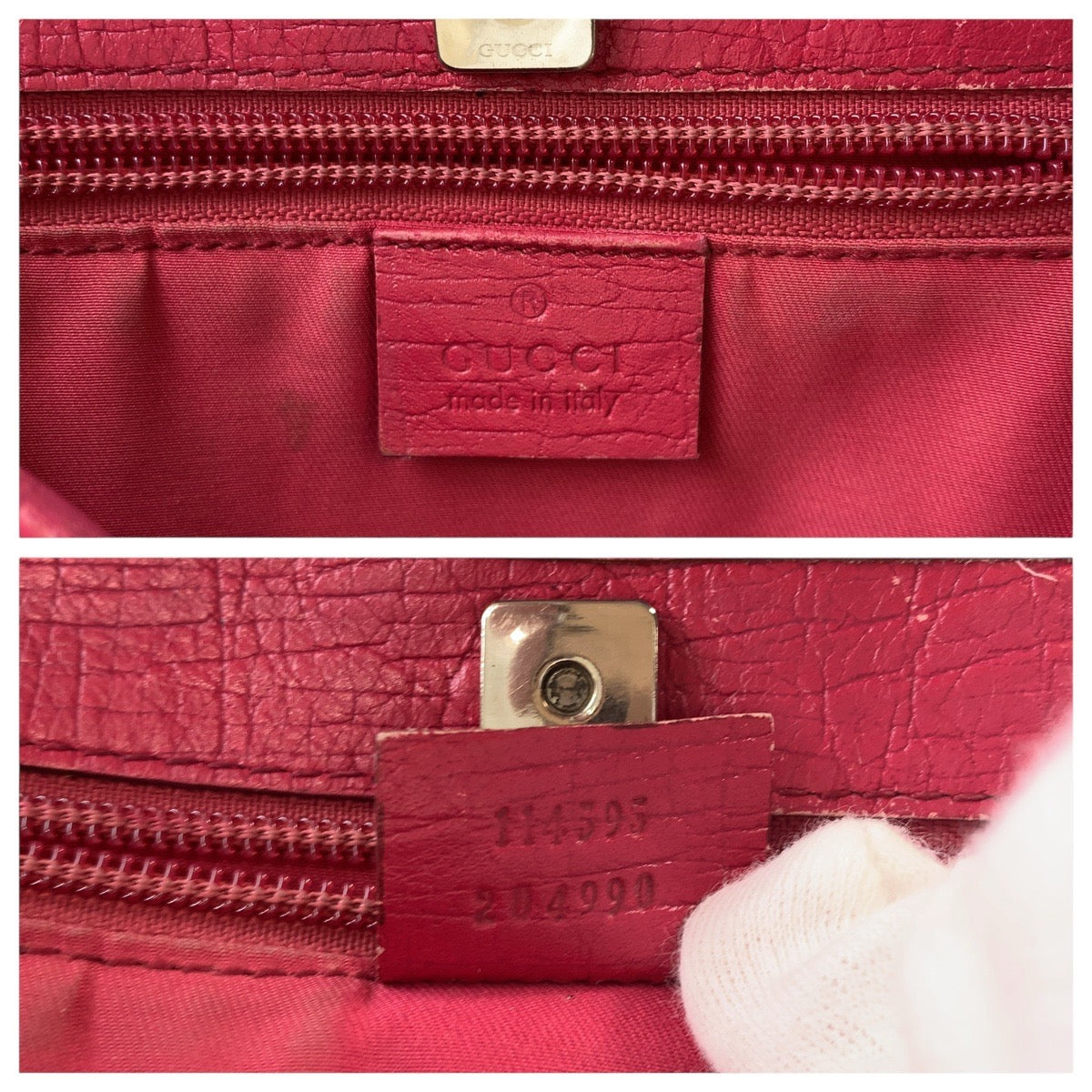 14949
GUCCI グッチ ピンク ブラウン シルバー金具 GGスプリームキャンバス / レザー 114595 トートバッグ ショルダーバッグ  レディース