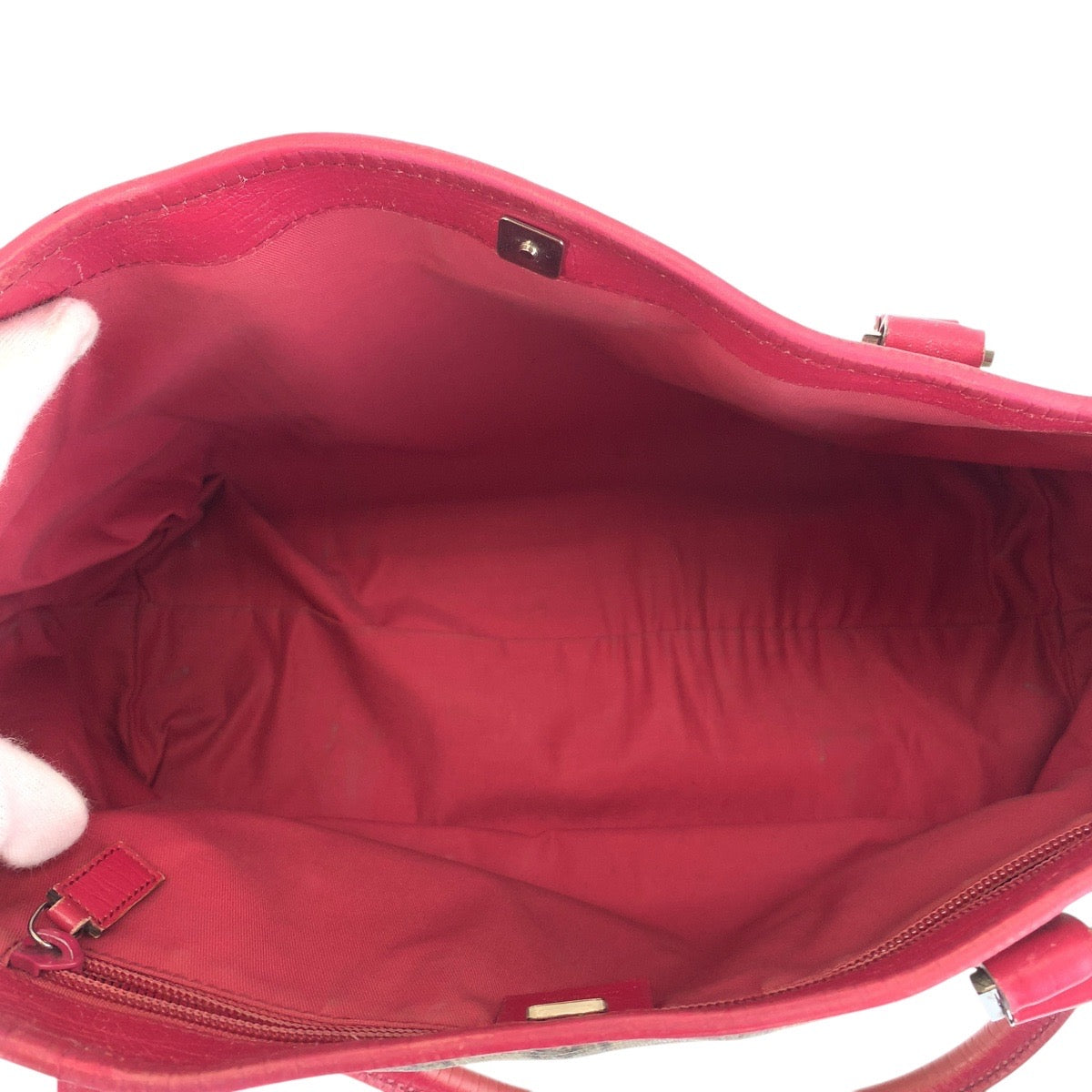 14949
GUCCI グッチ ピンク ブラウン シルバー金具 GGスプリームキャンバス / レザー 114595 トートバッグ ショルダーバッグ  レディース