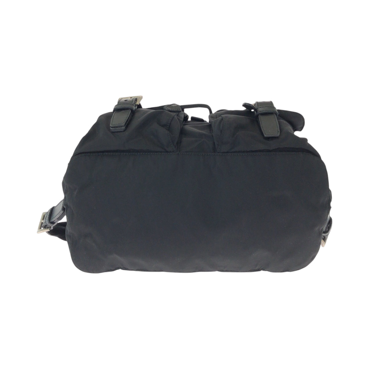 14950
PRADA プラダ テスート 三角ロゴプレート ブラック 黒 シルバー金具 ナイロン BZ2811 リュックサック バックパック  レディース