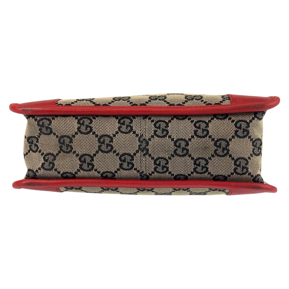 14951
GUCCI グッチ レッド ベージュ GGキャンバス / レザー 000 0856 トートバッグ  レディース
