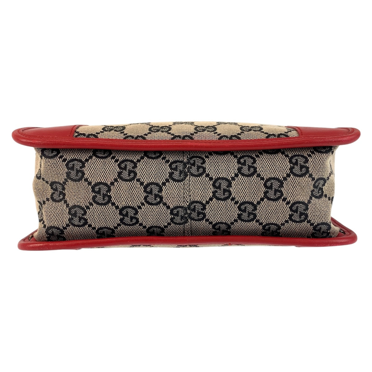 14955
GUCCI グッチ レッド ゴールド金具 GGキャンバス / レザー 000 0856 トートバッグ ハンドバッグ  レディース