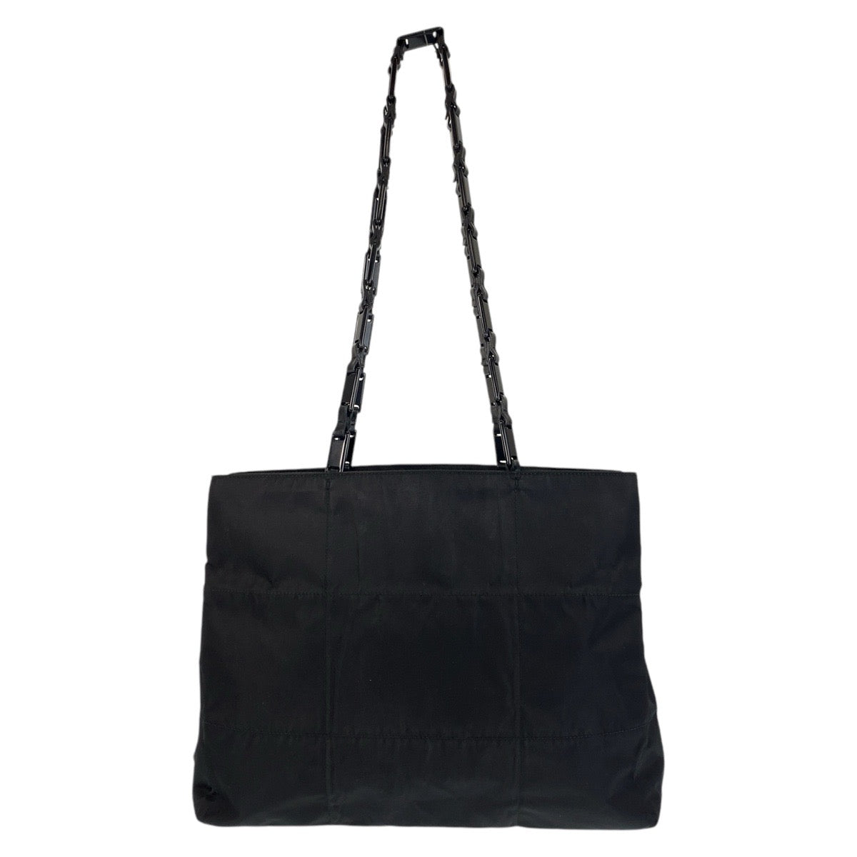 14956
PRADA プラダ テスート 三角ロゴプレート ブラック 黒 ナイロン トートバッグ ショルダーバッグ  レディース ABP20