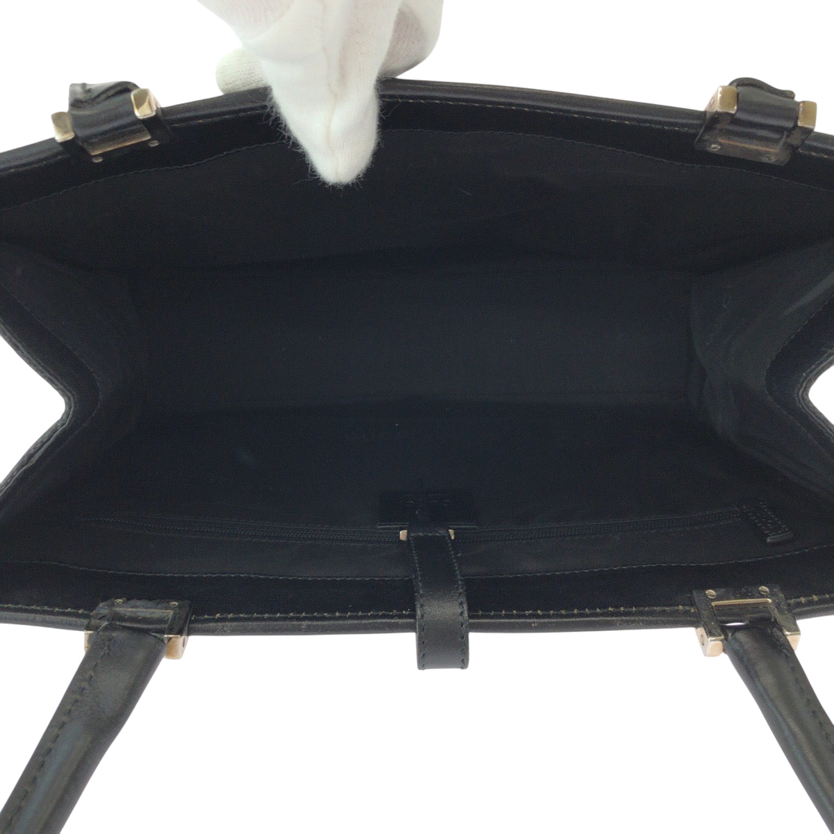 14962
 GUCCI Jackie Black Silver Hardware GG Canvas 002 1073 Tote Bag Shoulder Bag Women's